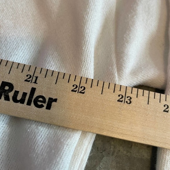 Vintage Handpainted Santa Christmas Crewneck Sweatshirt USA Womens Large White - Picture 10 of 11